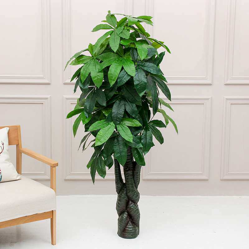 人造仿真植物吉祥发财树盆栽绿色植物大型装饰盆景客厅落地仿真树