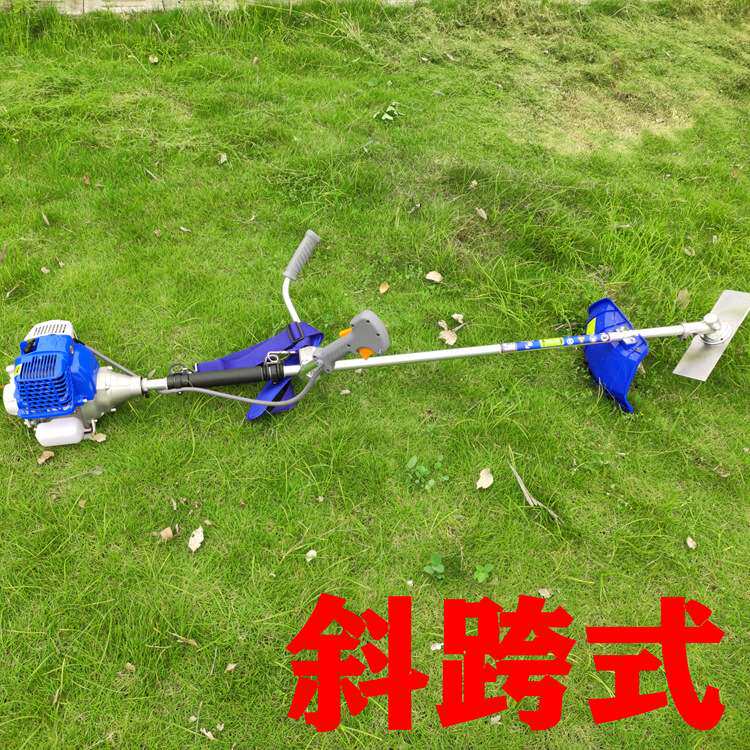 重庆两四二冲程砍坝草机烧纯汽油割草背负斜跨式多功能打园林荒地
