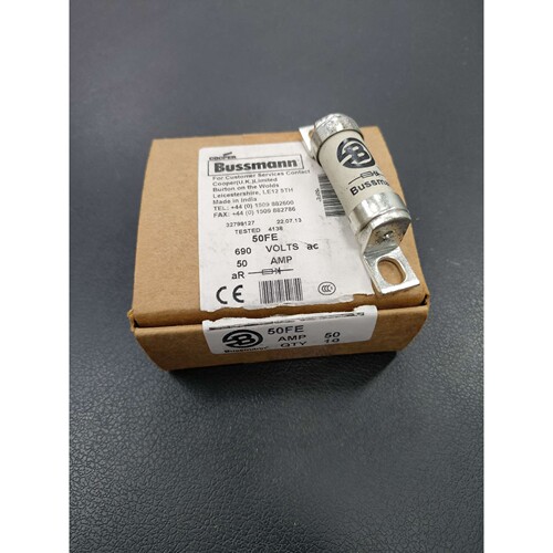 50FE陶瓷管保险丝 50A 690V 巴斯曼BUSSMANN熔断器