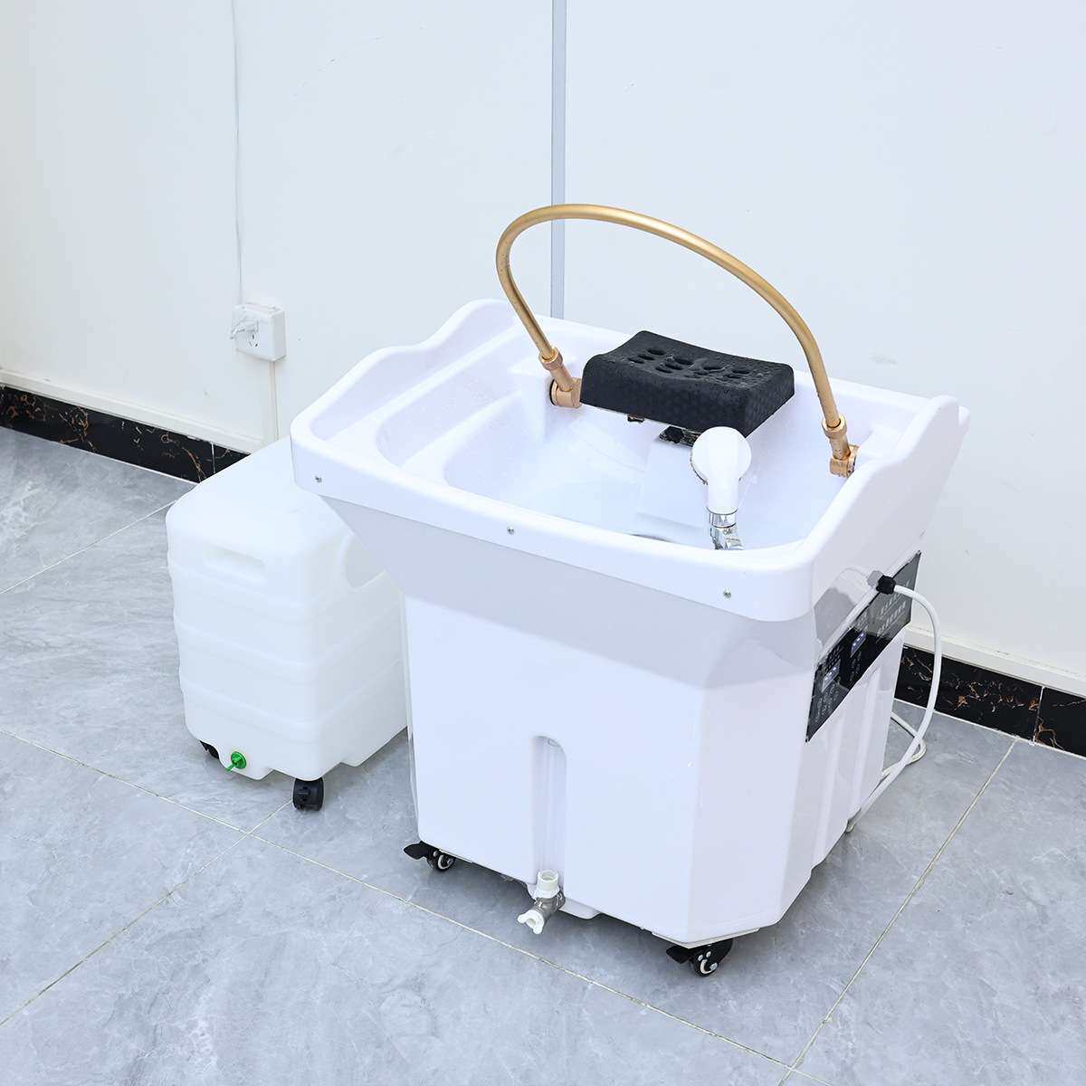 泰式洗头床简约风格冲水床 理发店按摩床水循环智能洗头床外贸款