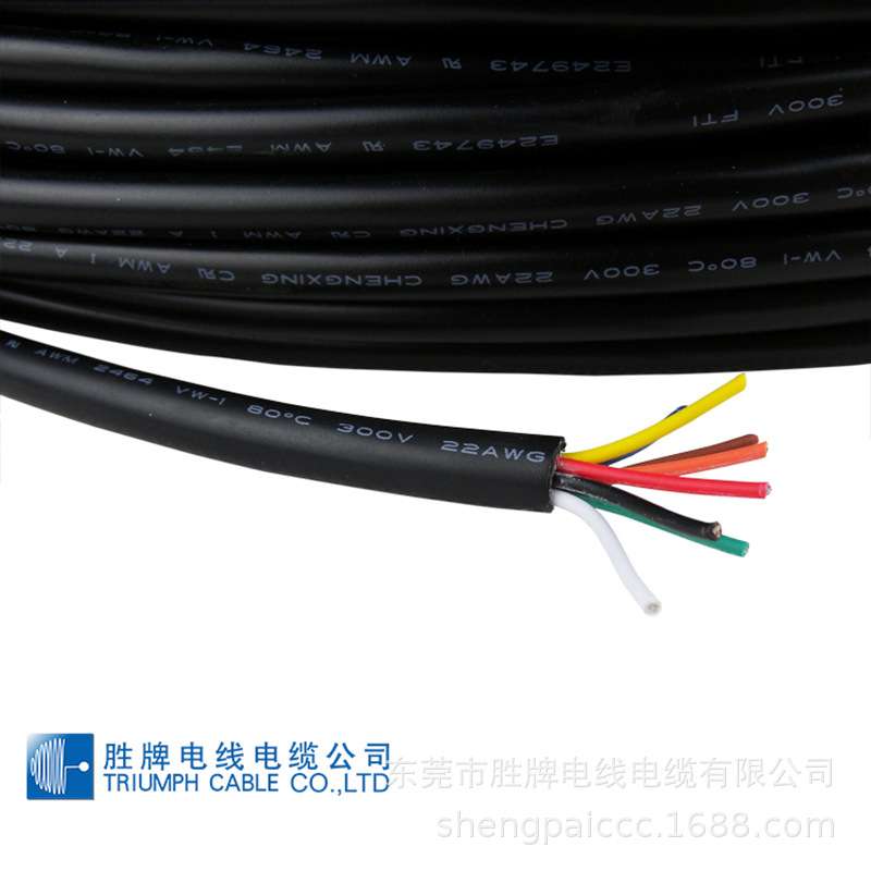 厂家直销6芯18AWG2464信号线多芯数据传输电缆 现货库存