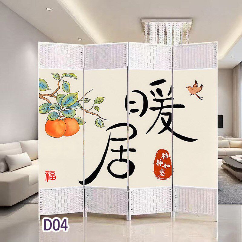 现代屏风隔断客厅卧室房间t办公室可折叠移动玄关装饰墙帘移动隔