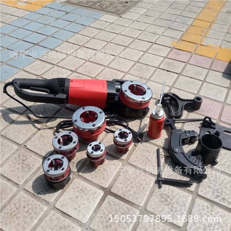 SQ-2手提式电动套丝机 带切管手持式电动套丝机 经济型套丝机