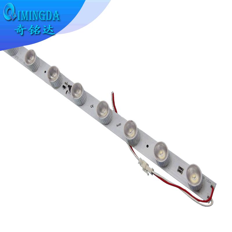 广告灯箱3535LED硬灯条公交站台广告牌用带透镜侧面打光led超亮图片