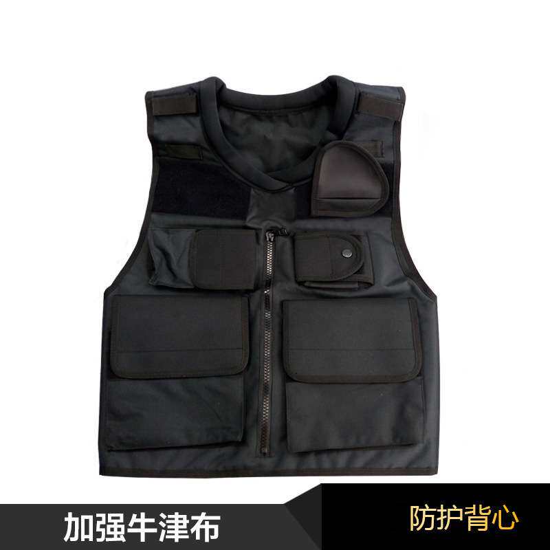 户外机能防护背心均码黑色轻薄休闲摄影多功能登山野营防护马甲