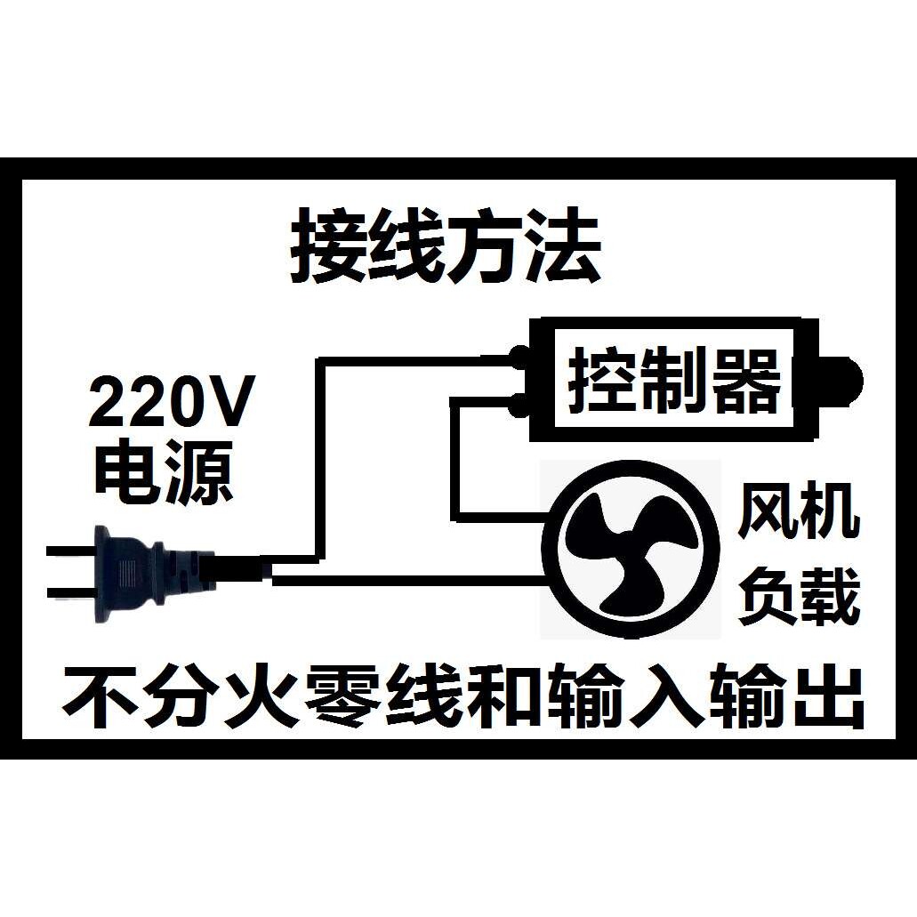 220v鼓风机调速器排风扇吊扇角磨机无级变速开关调压调温ZADY6000