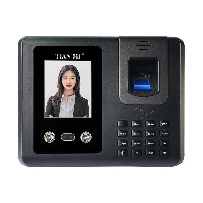 MF662联网型人脸指纹刷卡密码考勤机 上班打卡刷脸刷指纹门禁机