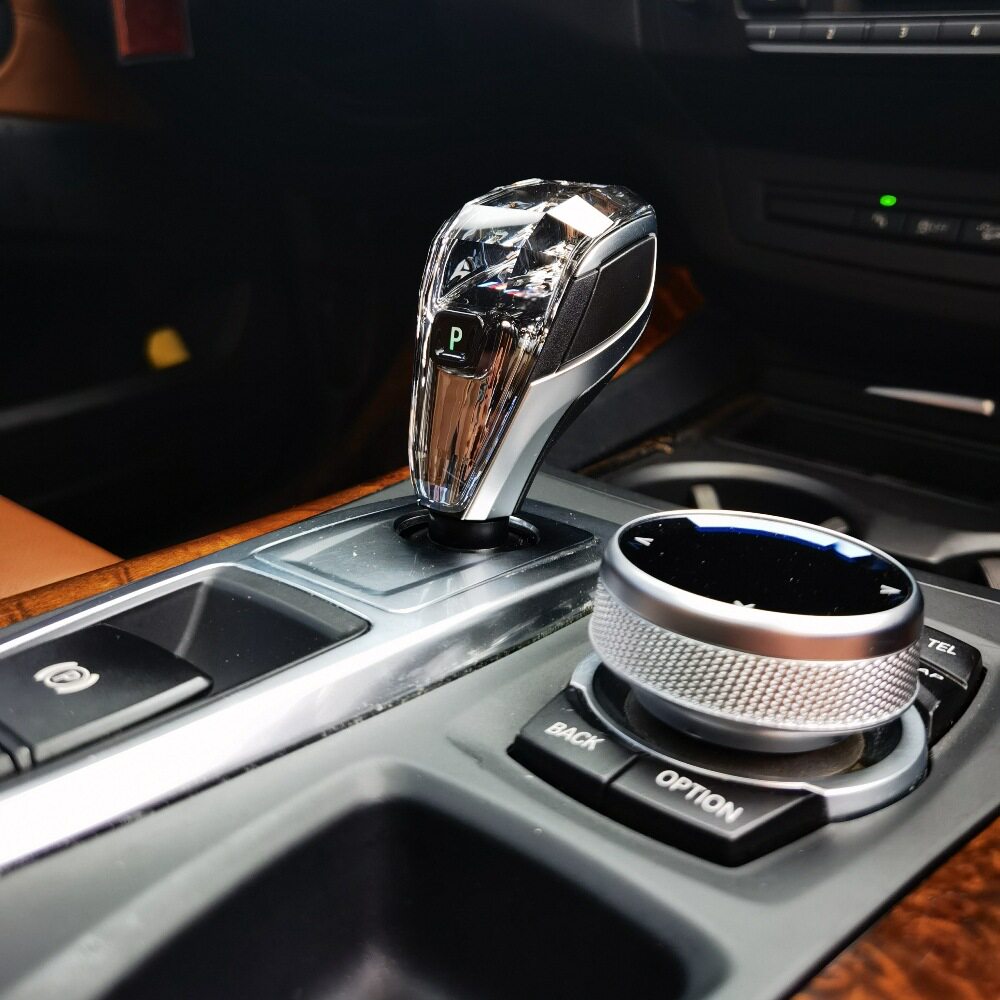 Vstar威世X5E70水晶档把三件套X6E71宝E72升级内饰改长排挡汽车