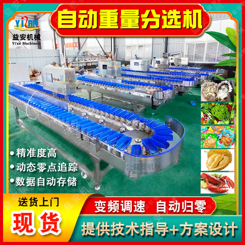 现货自动化挑鱼机海参鳕鱼金鲳鱼分选机石斑鱼鱿鱼鲅鱼分拣机商用