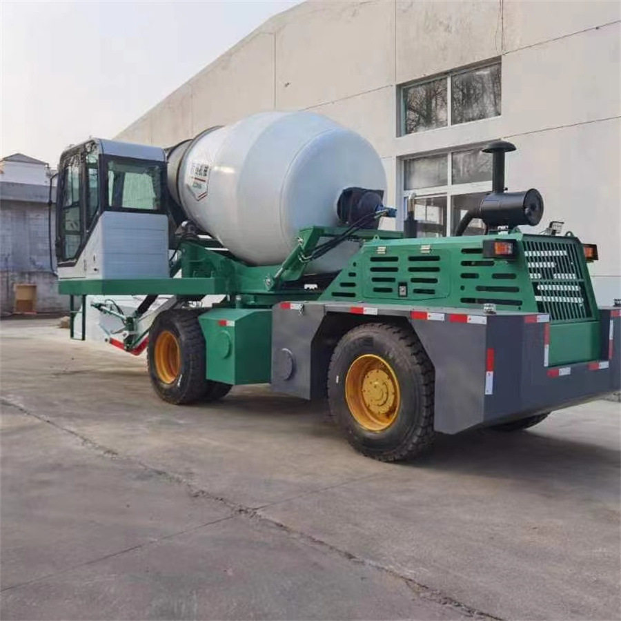 自上料搅拌罐车 前倾式卸料功能搅拌车 多功能移动混凝土搅拌车