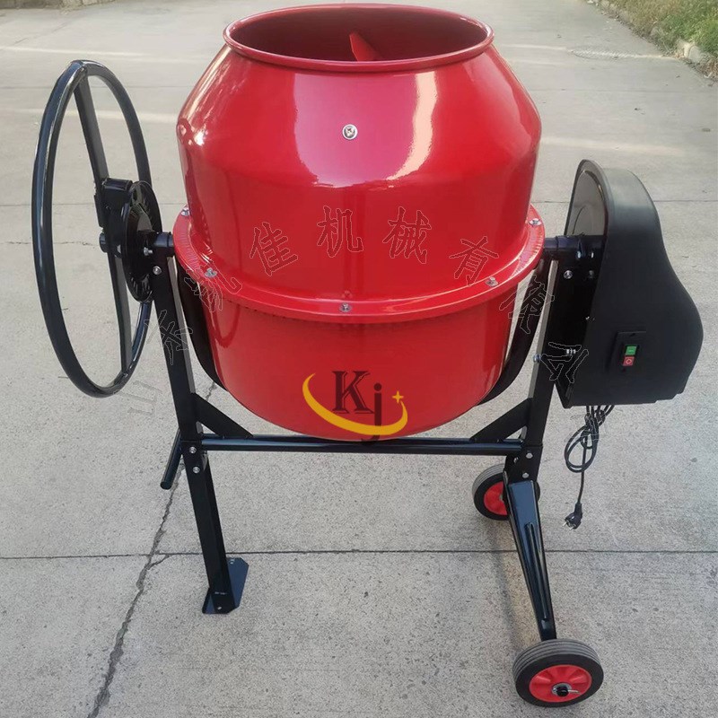 小型电动搅拌机便k携立式移动搅拌器 混泥土自动翻转160L搅料设备