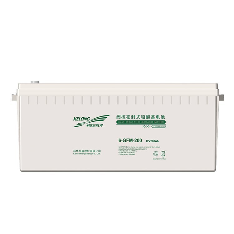 科华蓄电池12V200AH铅酸免维护6-GFM-200通讯基站机房UPS电源备用