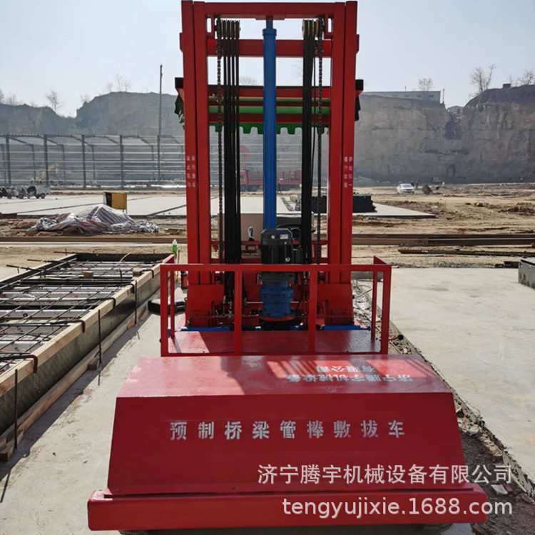 现货供应橡胶管拔管机 买小车式单门路双门路抽拔管机多少钱