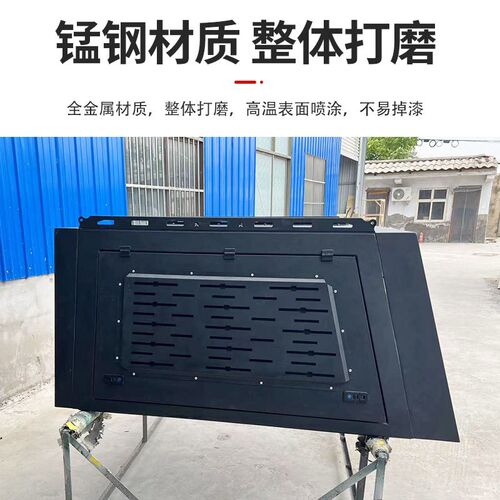 专用于丰田lc79酷路泽皮卡车三开门高盖锰钢分体高盖X后箱盖货箱