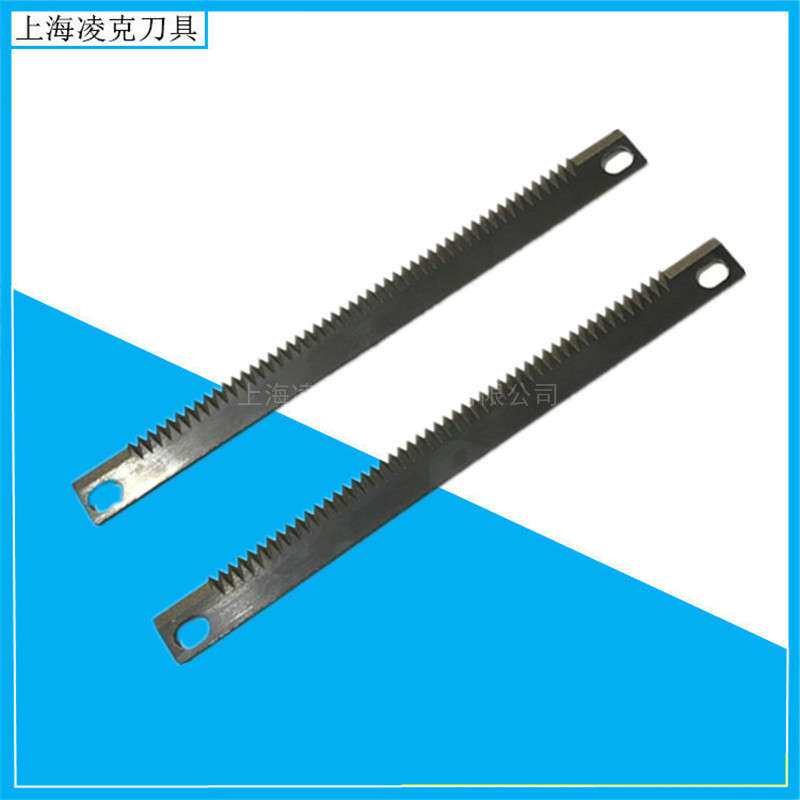 供应齿形切割刀片 塑料袋工业封切机齿形刀片 锯齿条长刀片