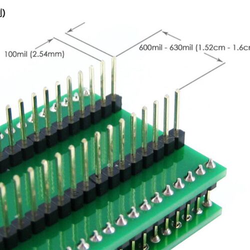 MSOP10转DIP10 编程座 IC引脚间距0.5mm 测试座 656-0102211带板