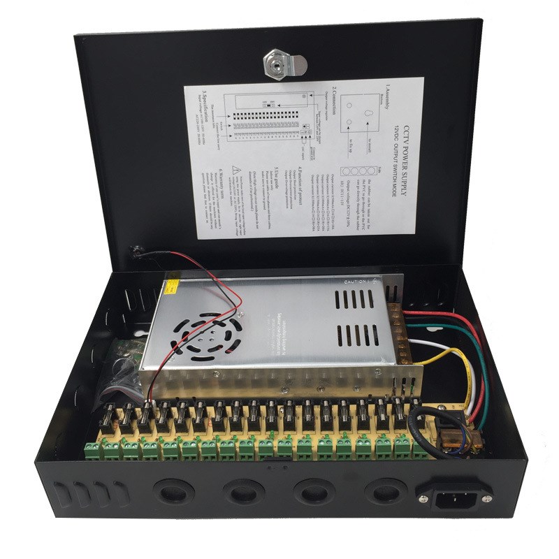 12V30a监控集中供电电源led灯带专用大功率直流稳压开关电源24伏