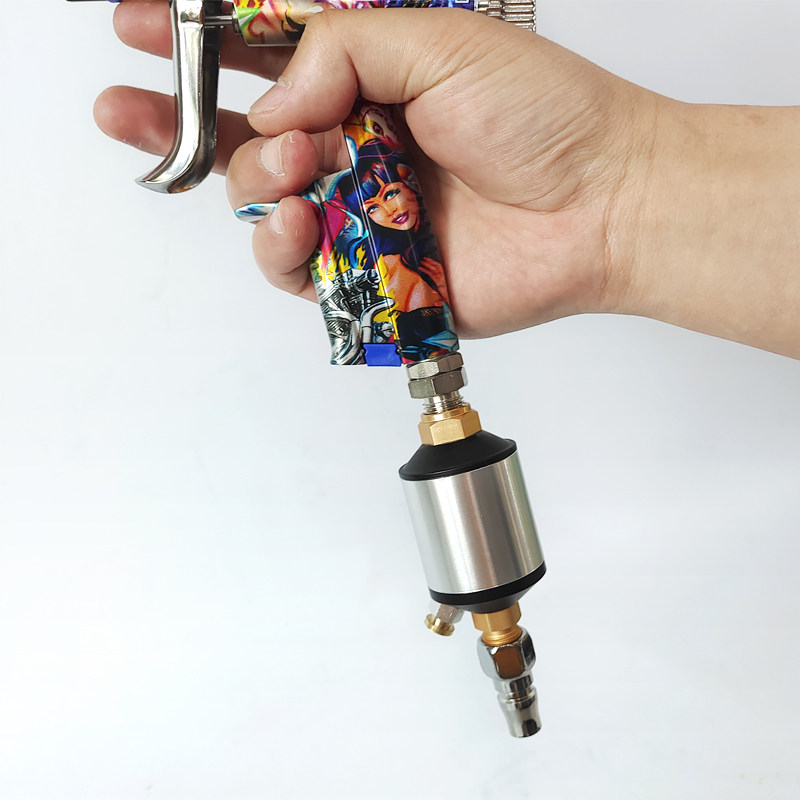 喷漆枪过滤器油水分离器过滤喷枪水汽枪尾水格喷枪精密过滤器水格