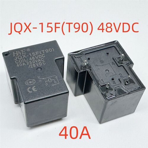 全新 4脚 常开 继电器 JQX-15F(T90) 12V/48VDC-1H1/1H6 T90A4