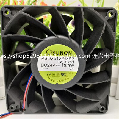 SUNON建准KDE/PSD/PMD2412PMS PMB1/2/3-A/6A 12038 24V散热风扇