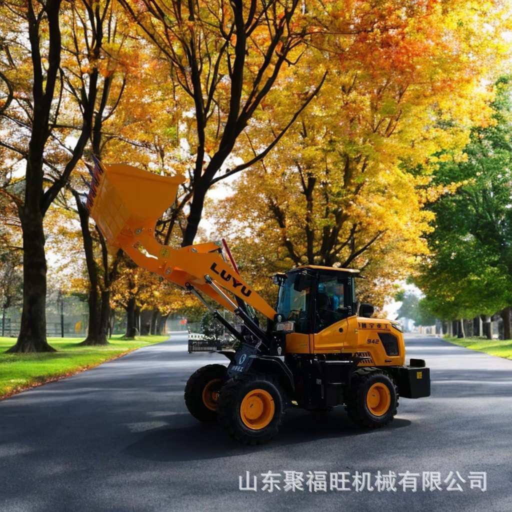 建筑工程铲车轮式装载机 20型矮棚养殖场抓木机 树枝废品砂石铲车