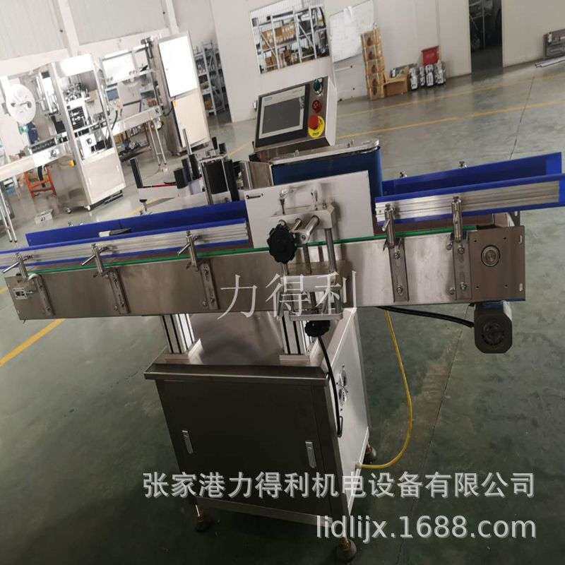 订做 自动贴标机 供应饮料类高速圆瓶不干胶自动贴标机