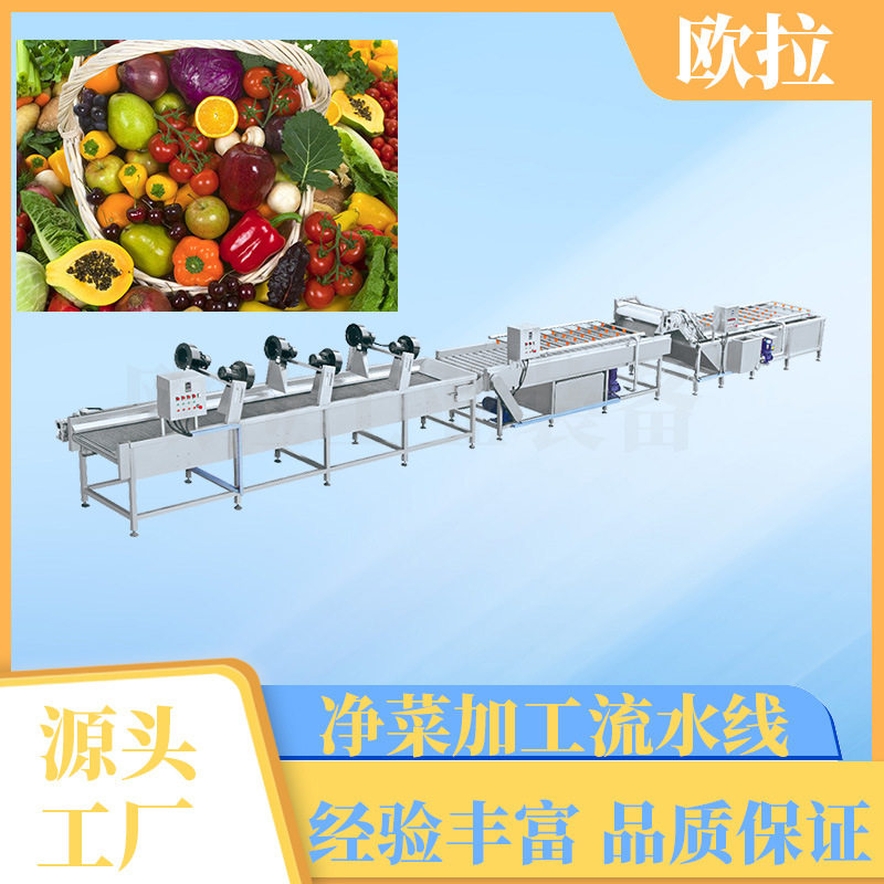 中央厨房净菜深加工全套设备