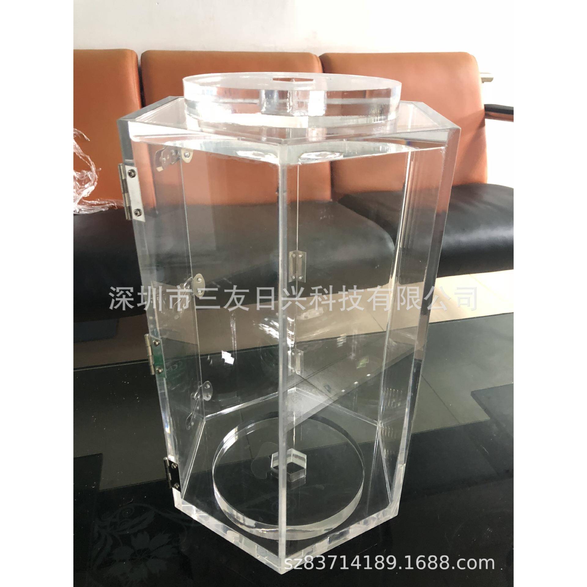 亚克力机器滚筒 多边形亚克力拼接 有机玻璃透明展架制作供应