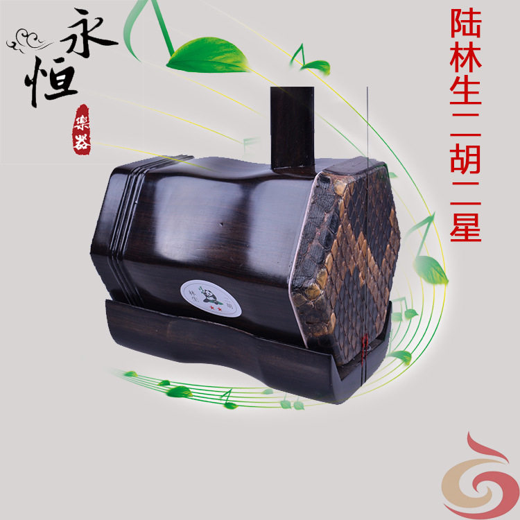 陆林生二胡业手工蒙皮专业演奏琴二星制作二胡