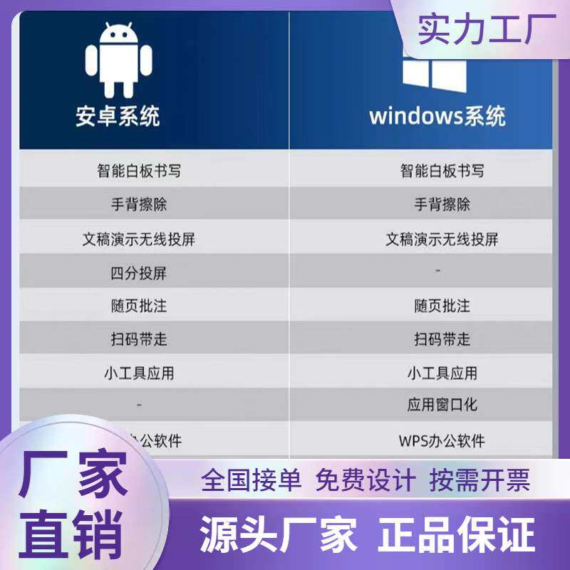65寸会议触摸一体机多媒体触控交互式4K高清远程智能会议平板