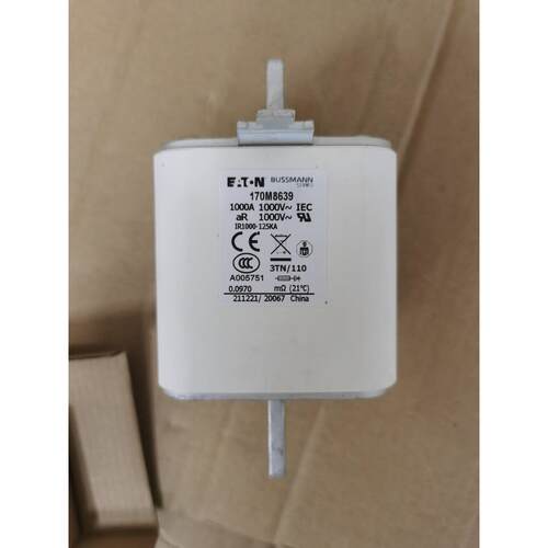 170M8639快速熔断器 1000V 1000A 巴斯曼BUSSMANN快速熔断器