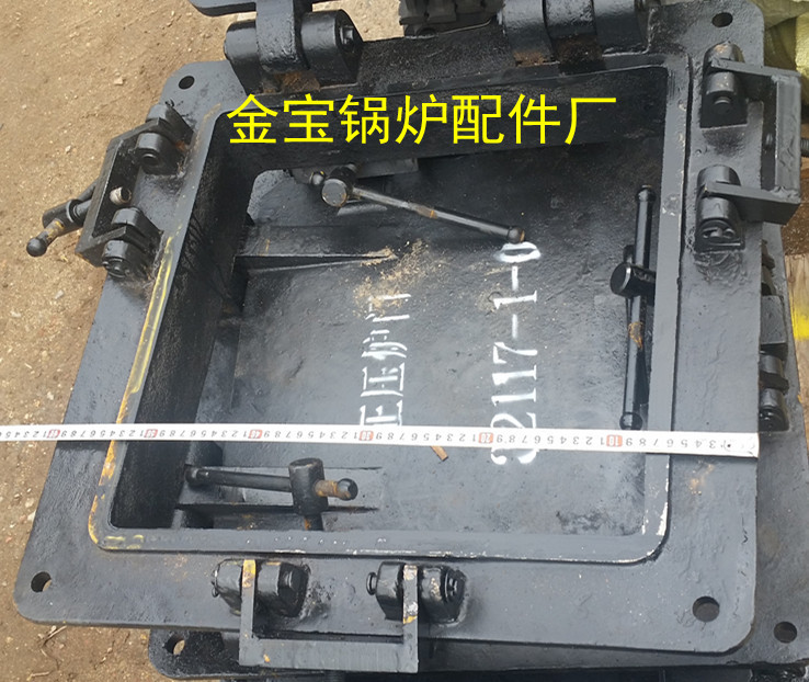 大量供应 锅炉配件 正压炉门 内径450炉门DN450 方形炉门 承压炉