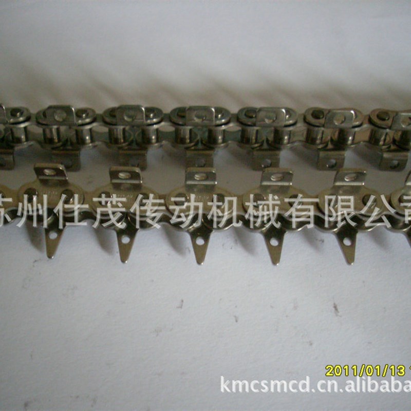 供应超汇镀e锌链条 弯板输送链条 输送传动链条