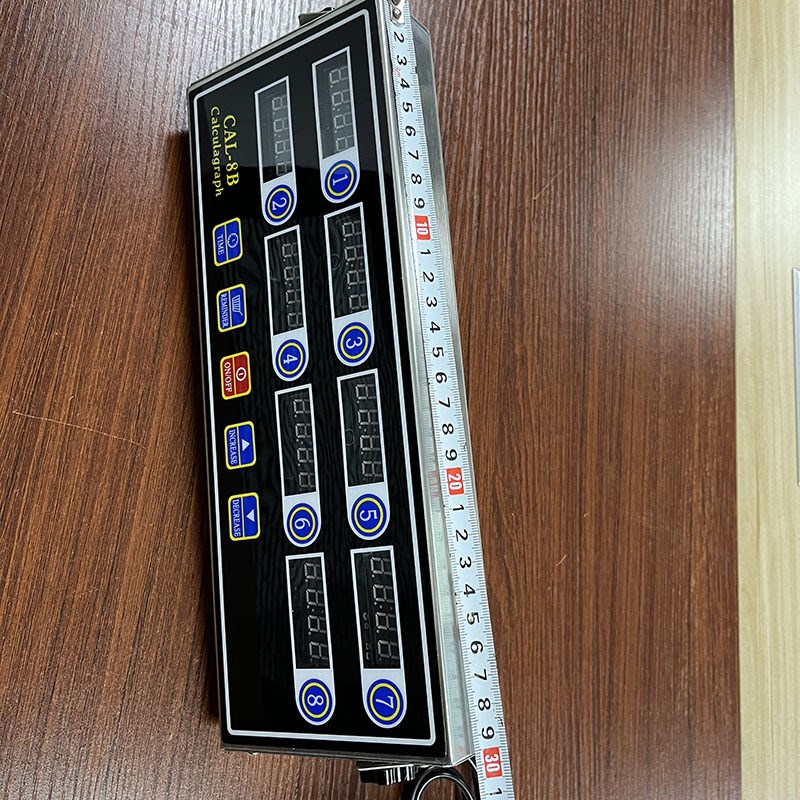 炸鸡计时8通道计时器 100V-240V宽频电压全球插头T8段厨房倒计时