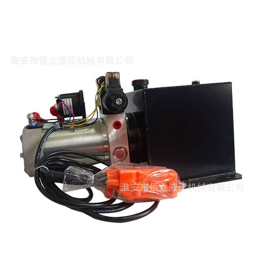 24V微型液压油泵总成升降泵站
