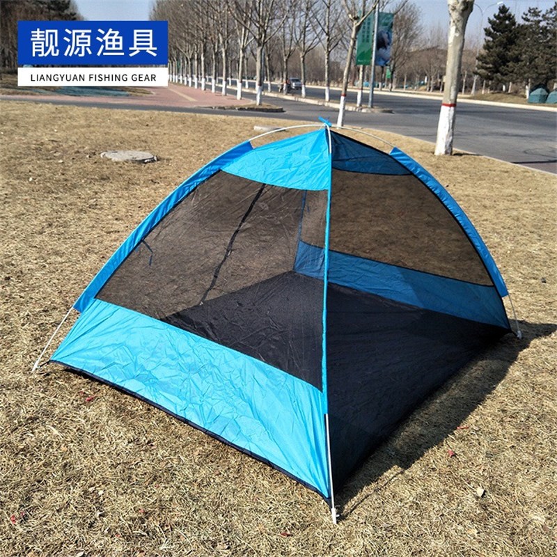 帐篷手抛户外纱帐篷2人B速开懒人免搭建野营旅行