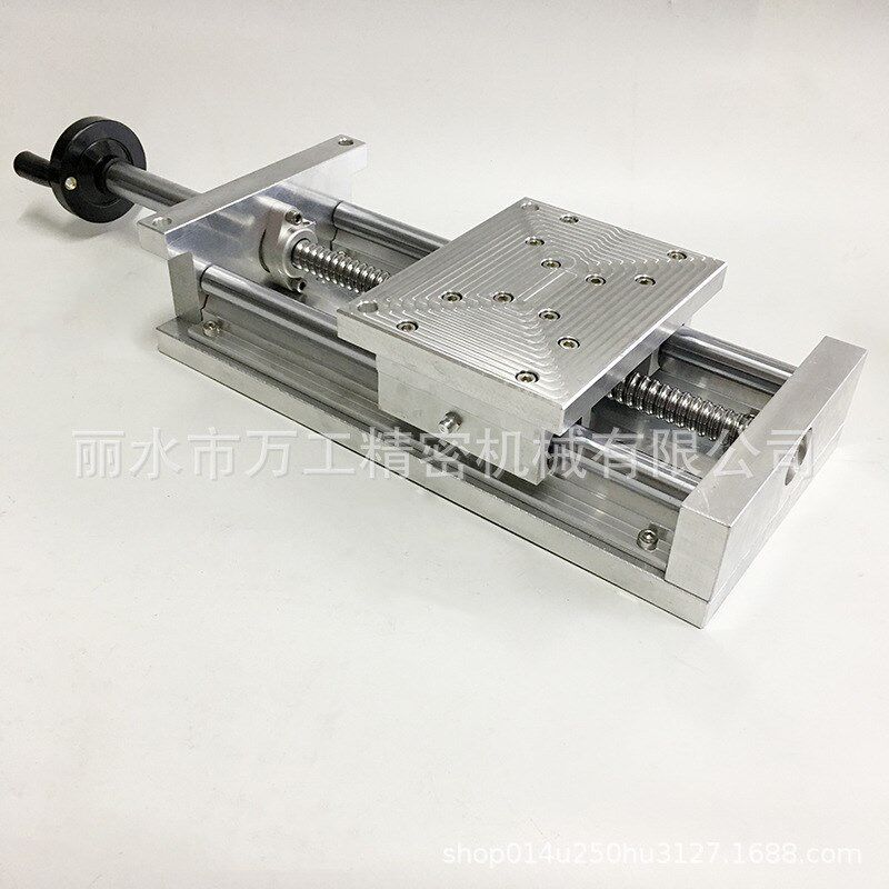 滚珠丝杆电动滑台简易模组 PT110-200 SBTR圆柱形导轨滑台