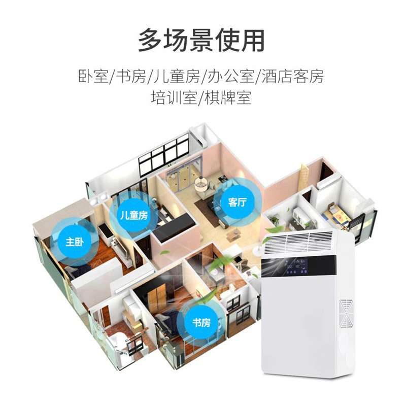 室内管道新风机空气净化柜式新风系统家用除甲醛雾霾厂家直销空气