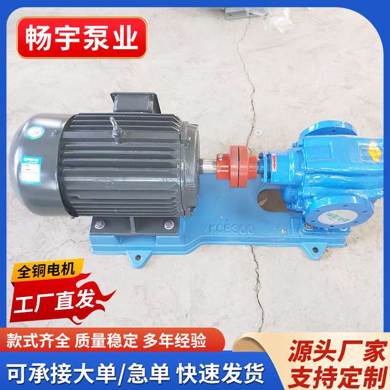 渣油泵汽油废油齿轮泵增压燃油泵重油污油渣油泵