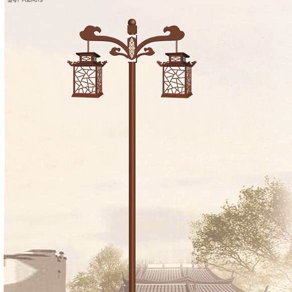 欧式双臂LED庭院灯亮化方案市政园林景区智能照明设计施工超亮