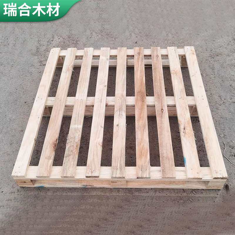 加工四面进叉普通木托盘木栈板实木卡板仓库物流周转木质地台板