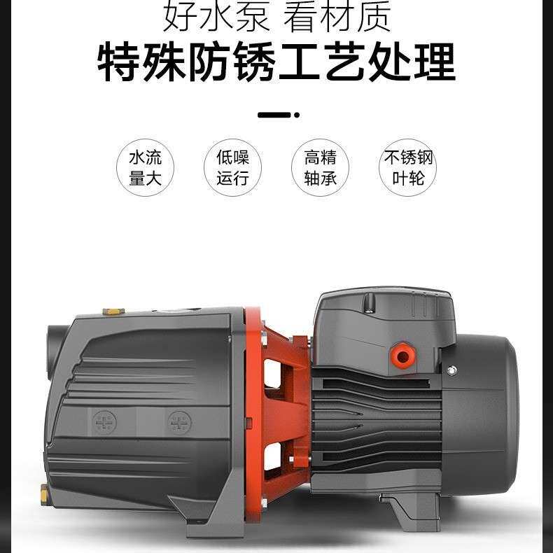 LEO利欧AJM自吸泵水井抽水泵吸水泵大功率高扬程喷射泵耐用铸铁