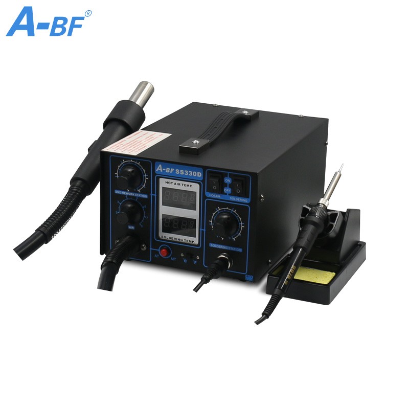 A-BF/不凡SS330D二合一气泵式数显焊台热风枪可调温拆焊维修