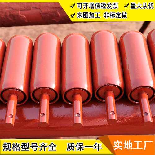 供应输送机铁托辊立辊 防跑偏托辊组 带扣挡棍型号齐全
