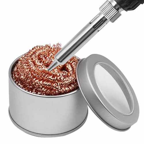 烙铁洁嘴器 烙铁嘴清洁器 烙铁头吸锡铜球烙铁咀清洁球