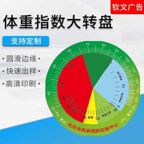 抽奖桌面转盘BMI体重指数大金属三角架pvc展架立式大加工创意展架
