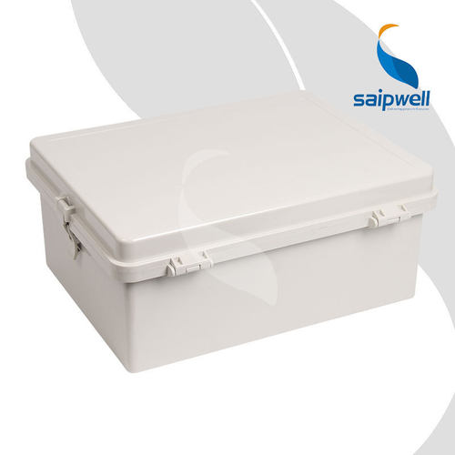 abs塑料盒300*280*140防水电源开关盒合页搭扣光伏控制盒SP-F50