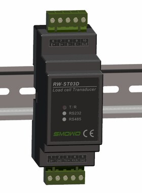 上海天贺SMOWO厂家RW-GT01D导轨式数字称重变送器/测力放大器