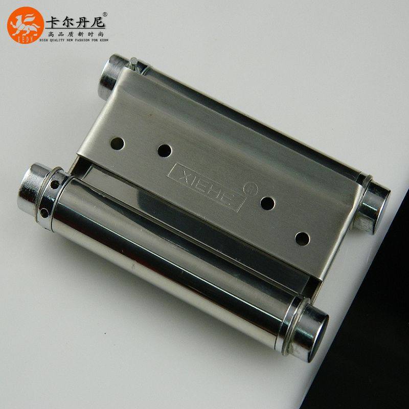 4寸不锈钢弹簧合页 自由门双开弹簧合页 双向弹簧铰链 闭门器合页