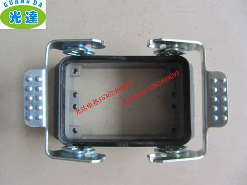 HDXBSCN西霸士32针矩形重载连接器 32针接插件 开孔安装H32A-AG